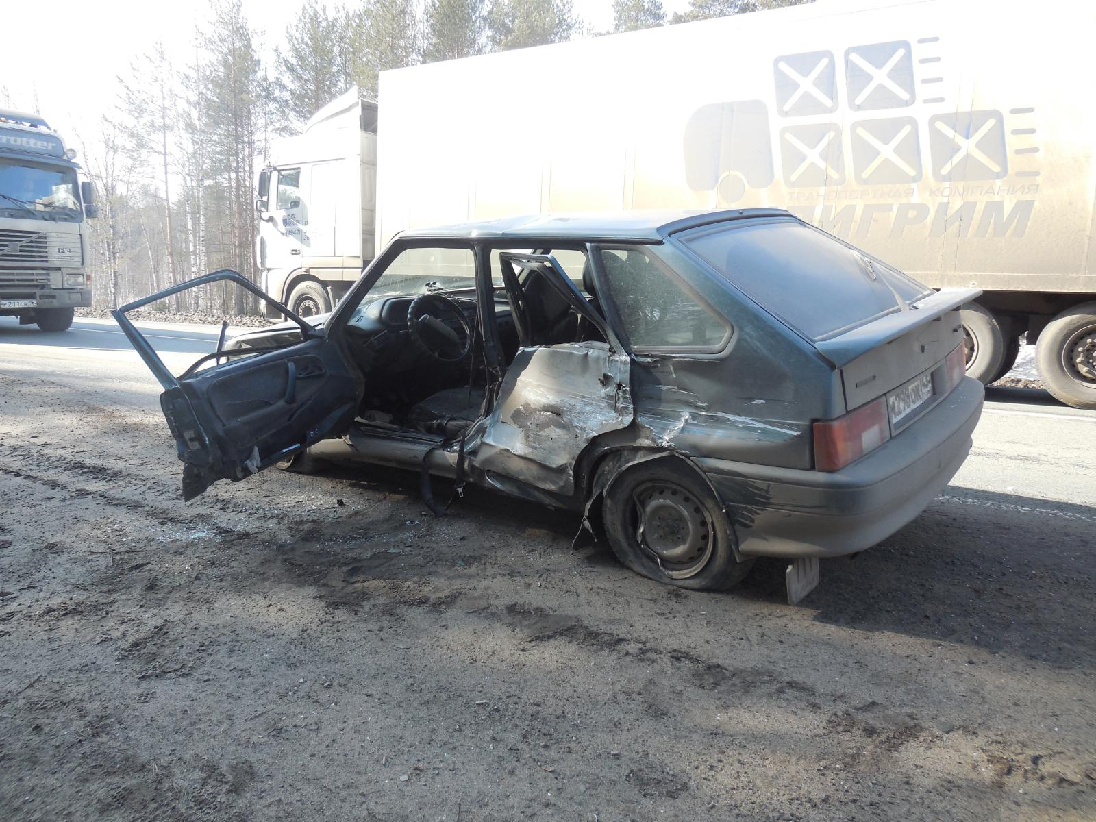 Очевидцы: «Перед въездом в Киров столкнулись семь машин»