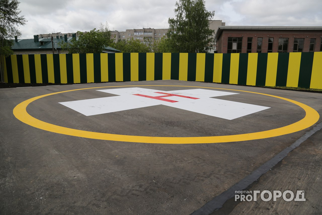 Фоторепортаж: как в Кирове строят вертолетные площадки для санавиации
