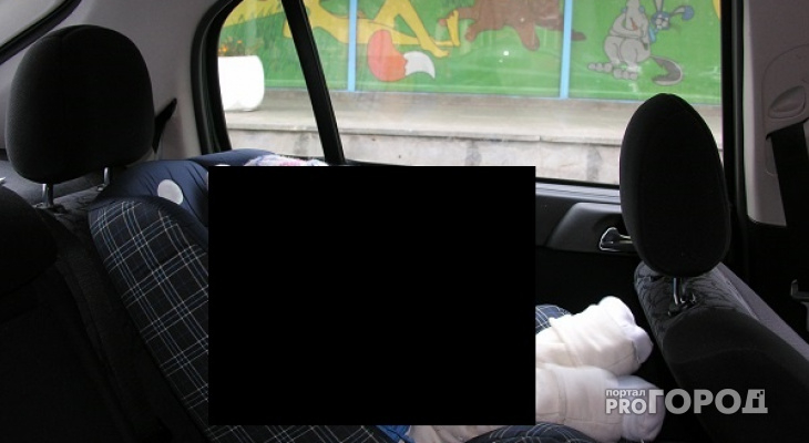 В Кирове медики откачивали ребенка, оставленного в одиночестве в машине