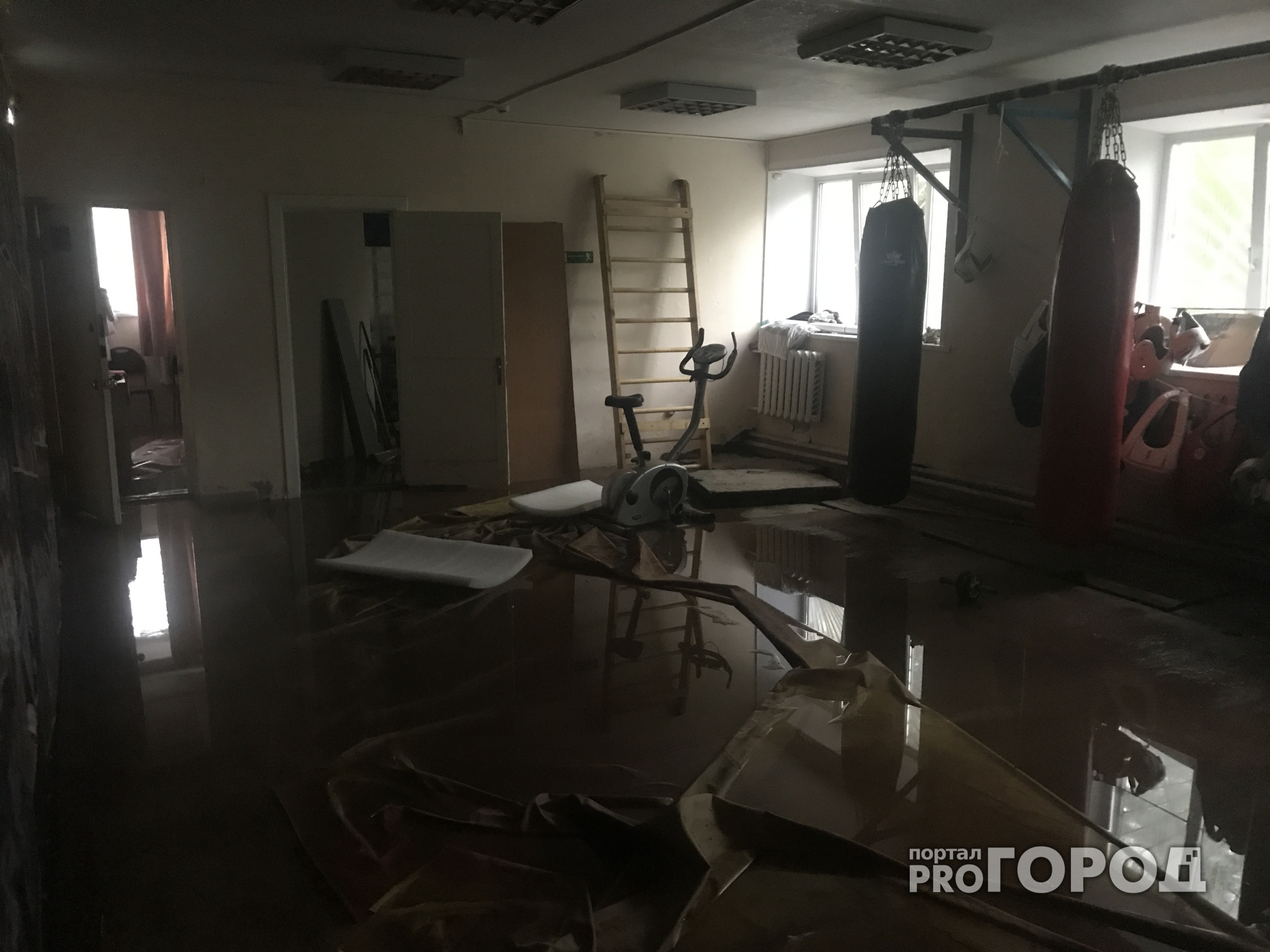 В Кирове кипятком затопило детский спортивный клуб
