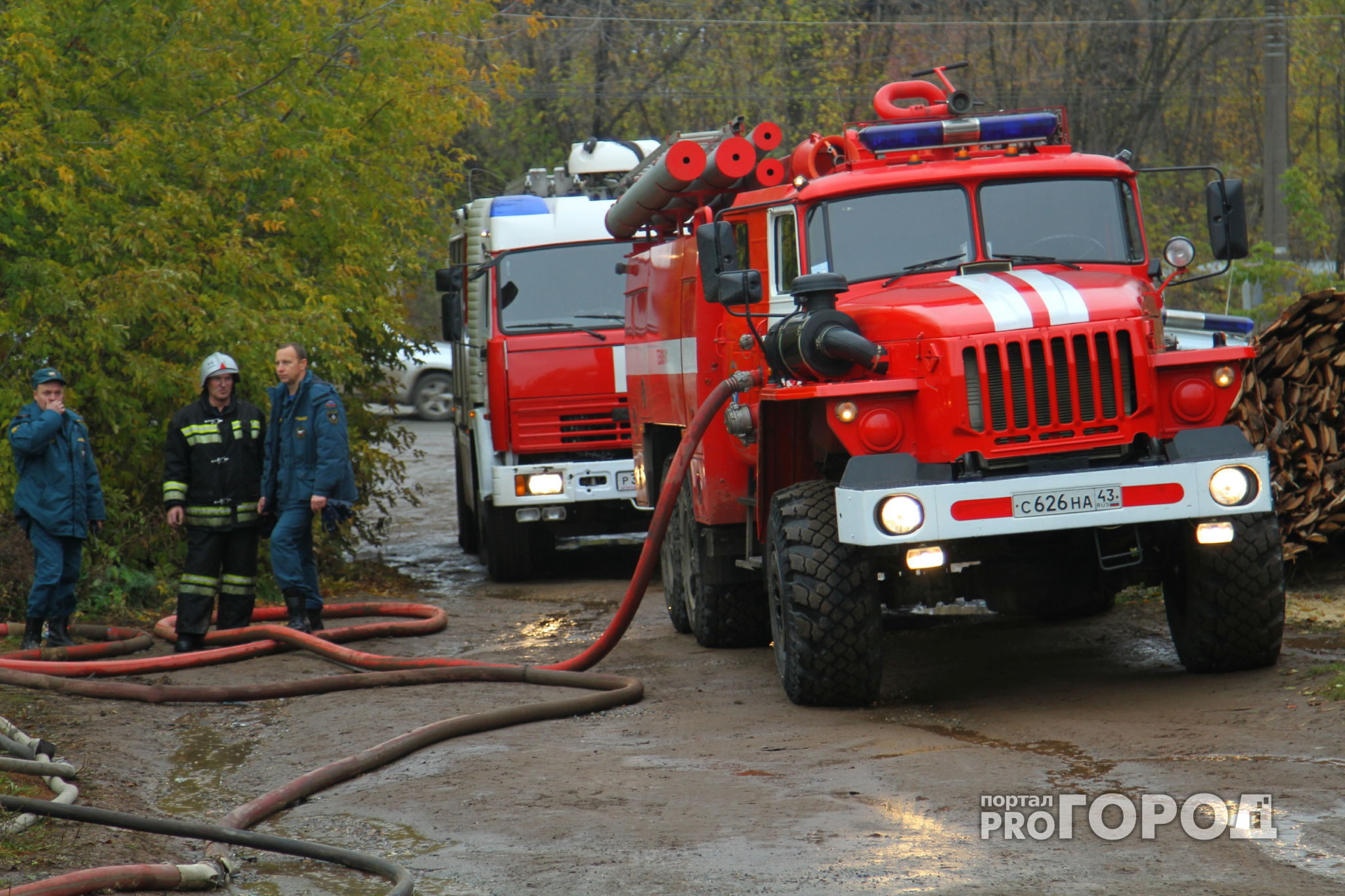 В Кировской области во время пожара сгорело пять тонн зерна