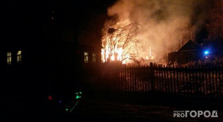 В Ганино загорелся частный дом: на пепелище нашли тело мужчины