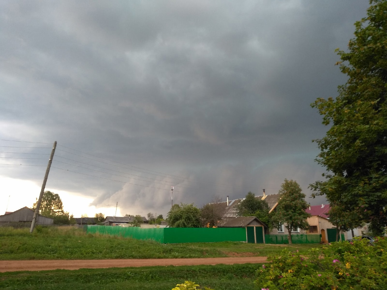 Над Кировской областью заметили суперъячейку с возможным торнадо