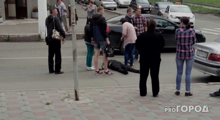 В центре Кирова иномарка сбила мужчину-пешехода