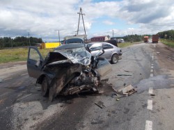 ДТП в Котельниче: столкнулись три автомобиля