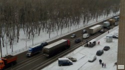 Полиция проверит действия дальнобойщиков, устроивших пробку