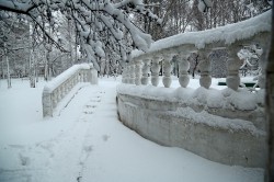 Фоторепортаж : как Киров очищали от снежных завалов