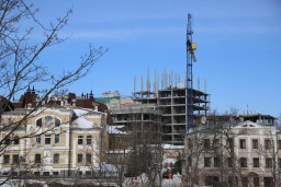 В историческом центре Кирова вместо пятиэтажки возводят дом выше девяти этажей