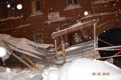 В центре Кирова рухнула крыша старинного здания