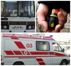 В Омутнинске водитель автобуса брызнул из газового баллончика в лицо конкуренту