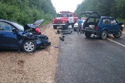 Массовая авария в Кировской области: на трассе столкнулись пять автомобилей