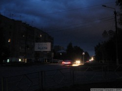Жители Филейки две недели живут без уличного освещения