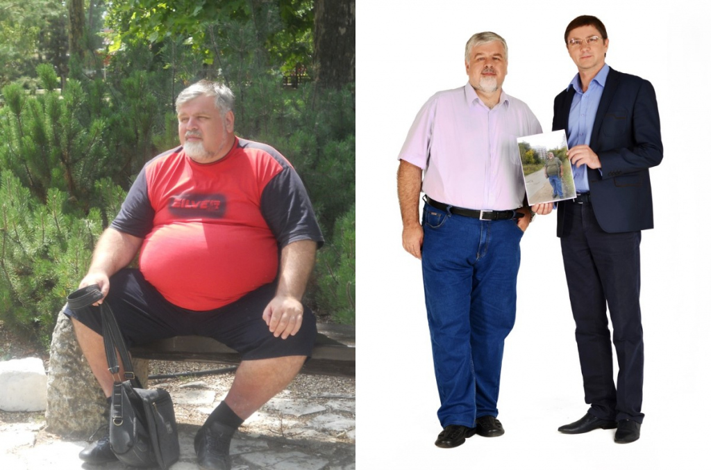 Вес мужчины после 60