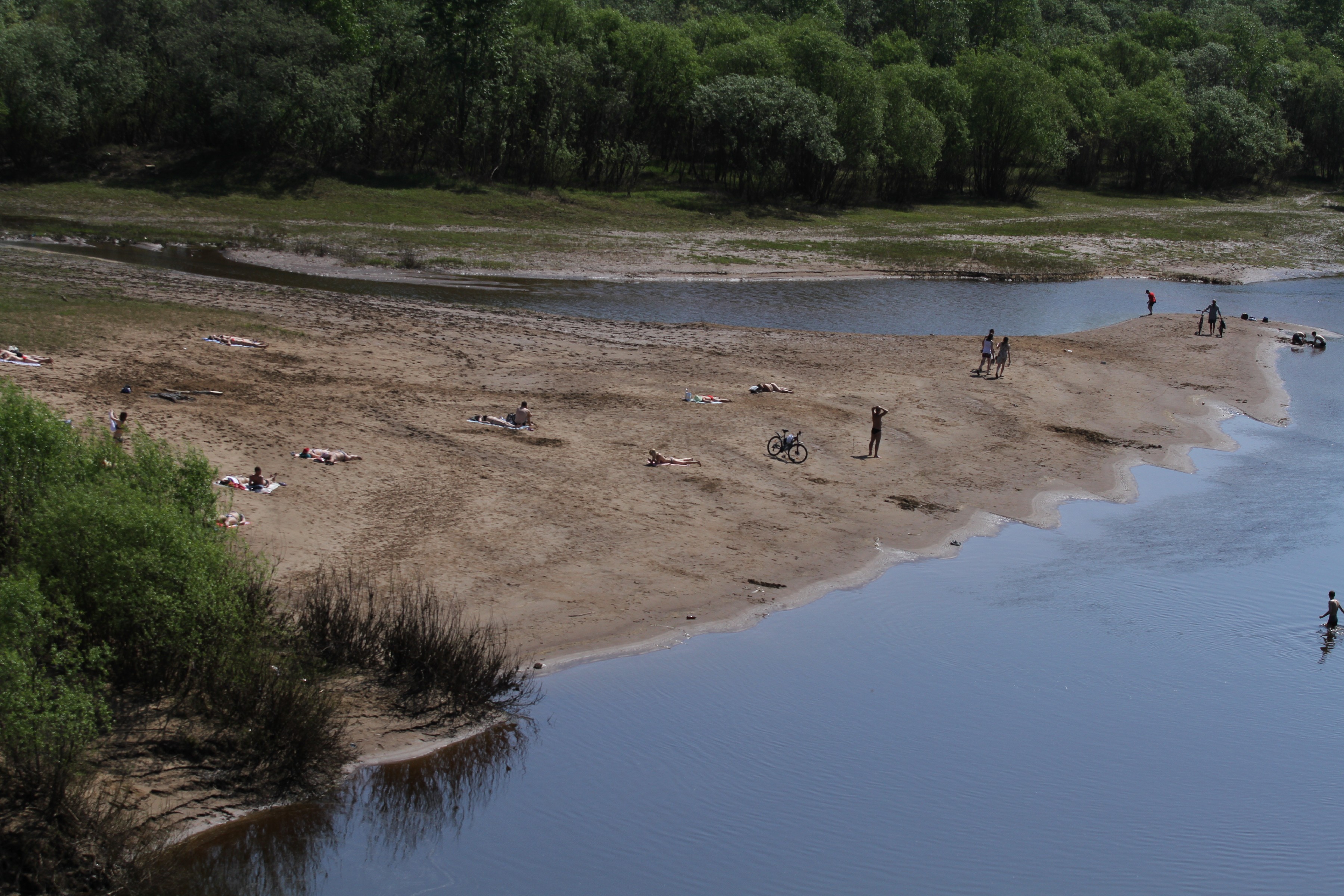 Река Вятка Кировской области обмелела
