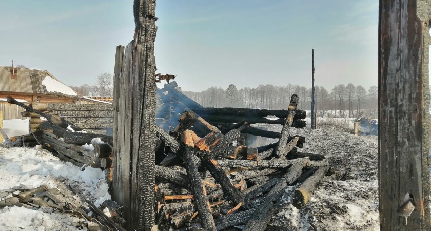 В Кировской области 56-летний мужчина стал жертвой смертельного пожара