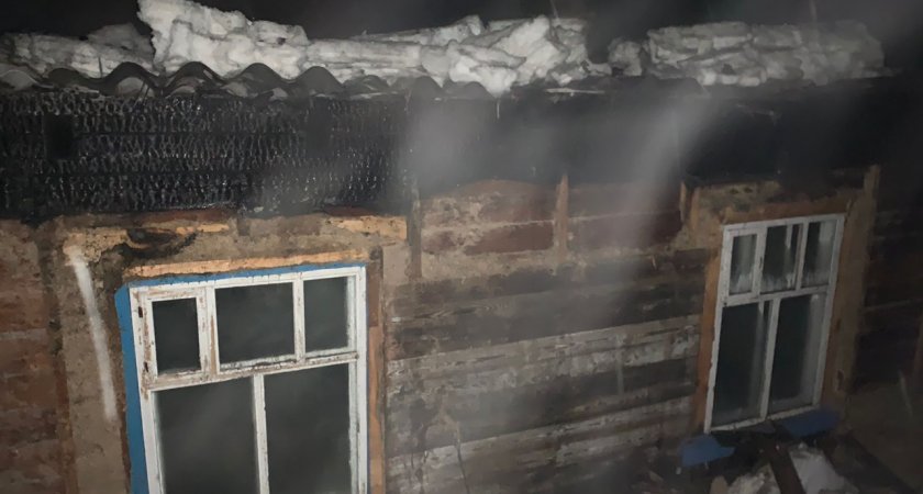 В Кировской области ночной пожар унес жизнь мужчины