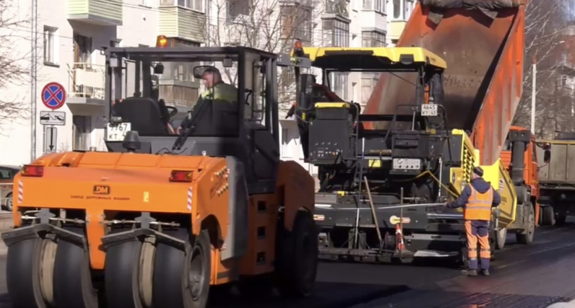 В Кирове начался ремонт дорог на семи участках