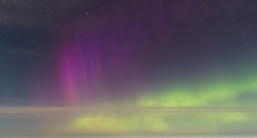 Недалеко от Кирова сфотографировали полярное сияние