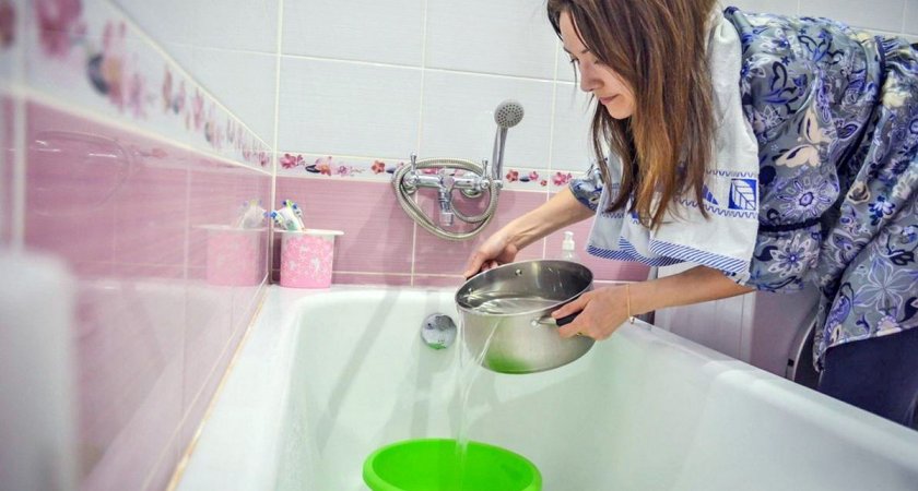 В некоторых районах Кирова на день отключат холодную воду