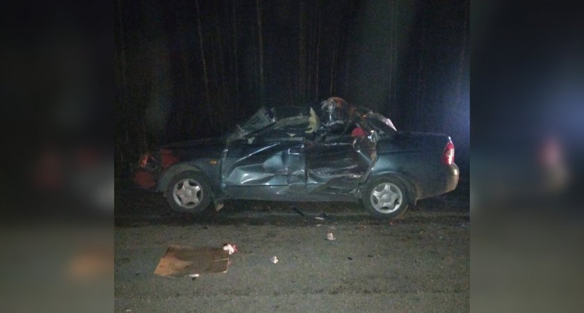 В Кировской области в ДТП погиб водитель, пострадали две женщины и двухлетний малыш