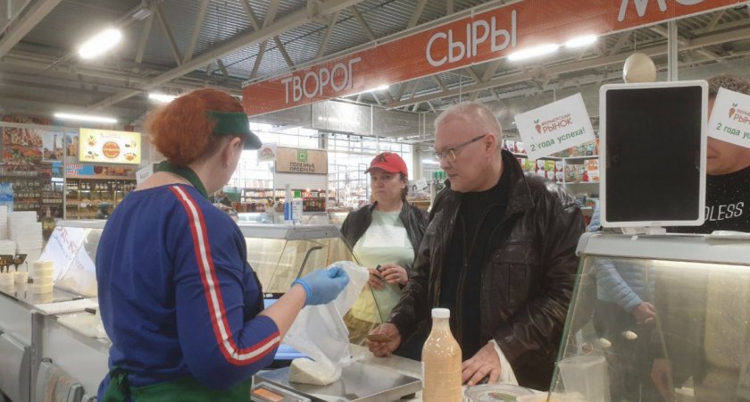 Новый глава Кировской области был замечен на рынке