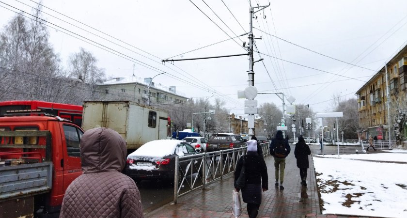 Киров на пороге мощного майского снегопада