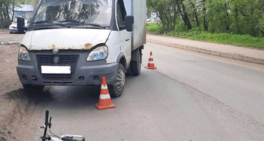 В Кирове водитель грузовика наехал на школьника