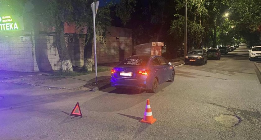 В Кирове ночью молодой водитель на Hyundai Solaris сбил пешехода