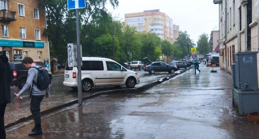К концу недели в Киров придут дожди и грозы