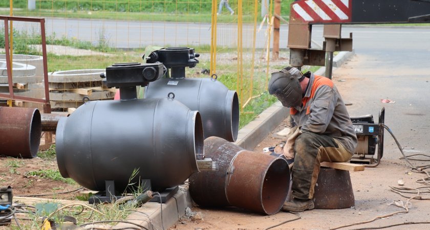 "Т Плюс" завершает первый этап реконструкции тепломагистрали на ул. Московской в Кирове