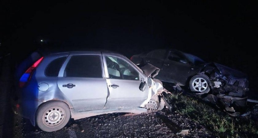 На трассе "Вятка" ДТП покалечило 4 взрослых, 10-летнего мальчика и 4-летнюю малышку