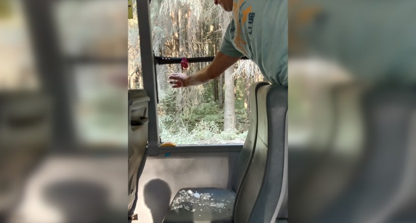 В Кирове на пенсионерку в автобусе обрушилось стекло