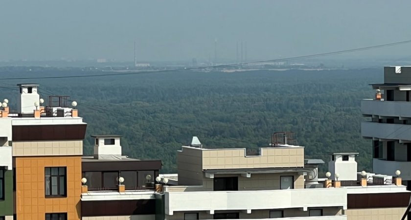 Кировскую область накрывает дым от нижегородского лесного пожара