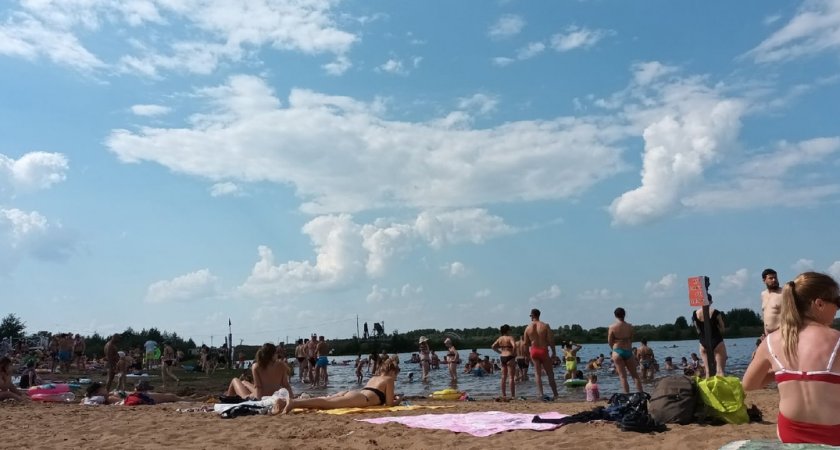 Пляжный сезон в Кирове продлили до конца лета