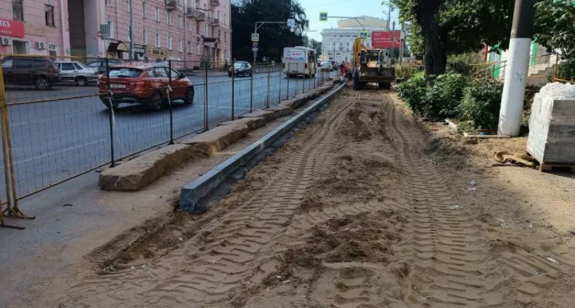 На Карла Маркса подрядчик будет обязан установить гранитные бордюры