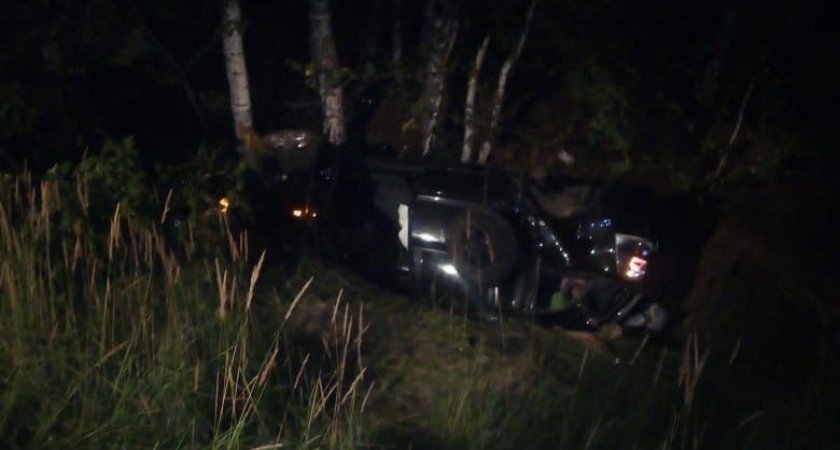 Ночью в Кировской области перевернулся Opel: водитель погиб