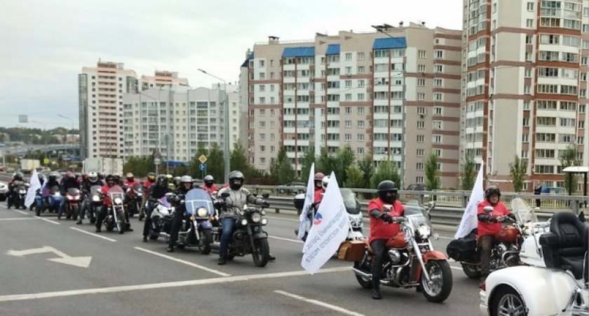 Кировские байкеры провели мотопробег в поддержку донорства