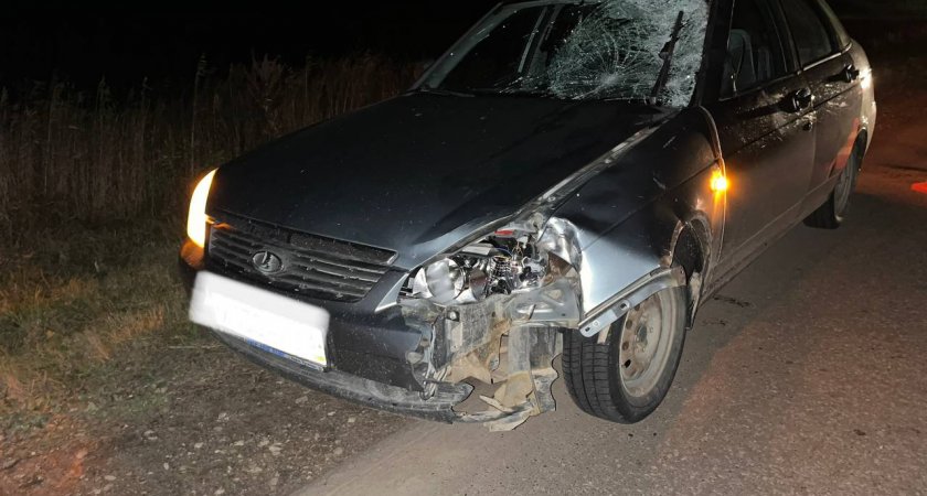 В Кирове 27-летний водитель "Приоры" насмерть сбил пешехода