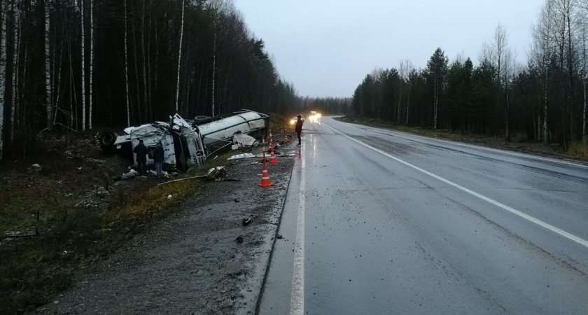 Не дождался приезда медиков: в Кировской области на трассе погиб водитель грузовика