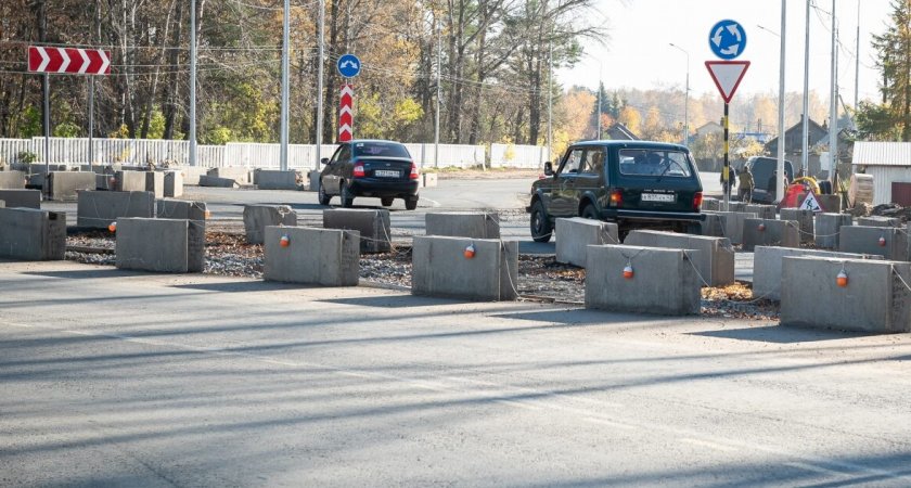 В Кирове закончился ремонт кольцевой развязки