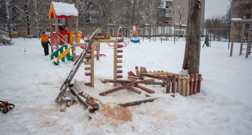 В Кирове проходят проверки детских площадок