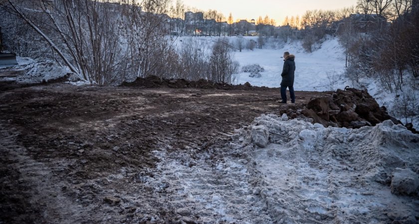 В овраге Засора создадут место для зимнего отдыха кировчан