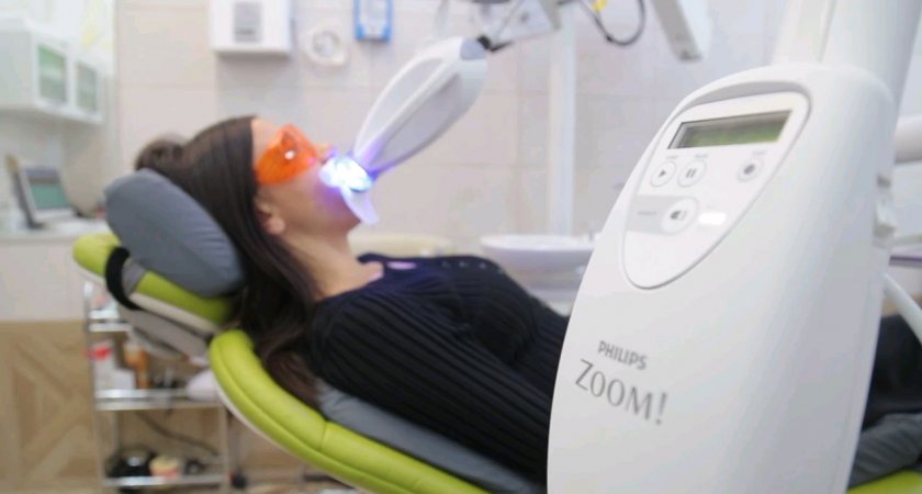 В семейной стоматологии "Лайт" используются только оригинальные комплекты Philips Zoom 4