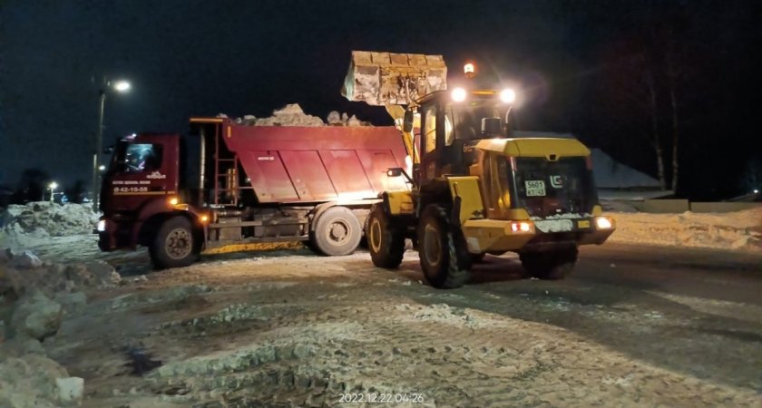 Где в Кирове будут вывозить снег 22-23 декабря: список адресов 