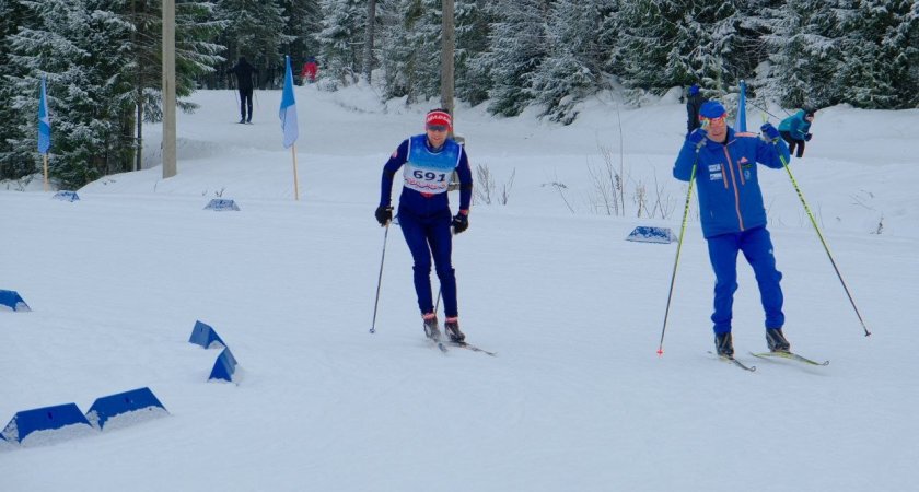 В Верхошижемье прошла новогодняя лыжная гонка