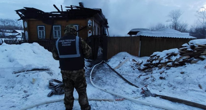 Пожар в Кировской области унес жизнь матери и ребенка 