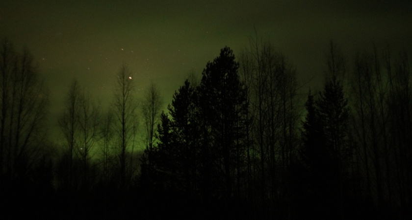 В Кировской области заметили полярное сияние