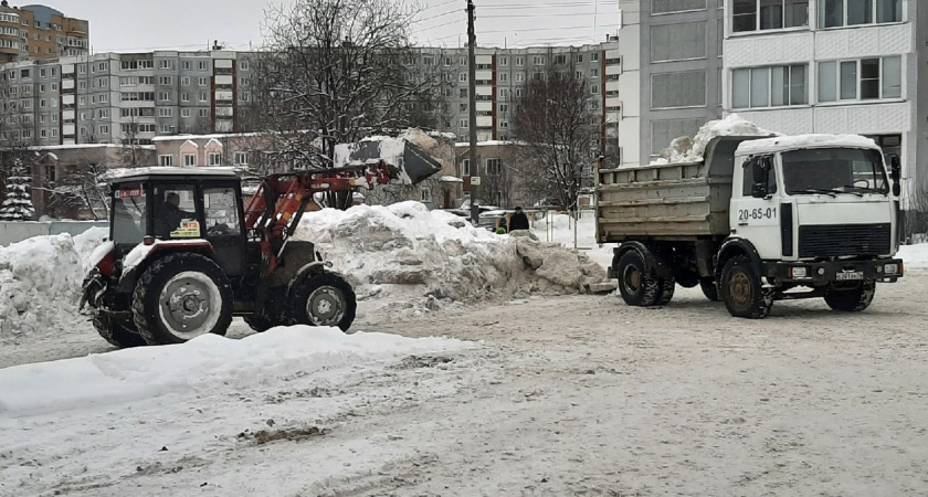 В Кирове планируют плавить снег