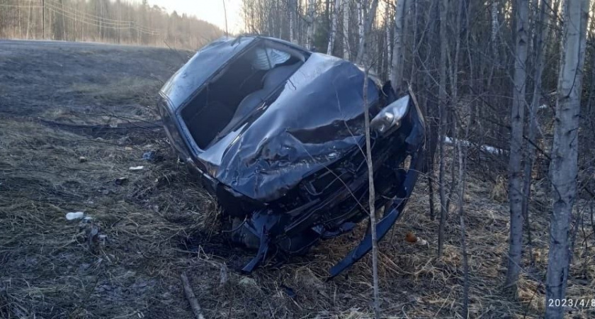 В Кировской области иномарка съехала с дороги и врезалась в дерево: есть погибшие 