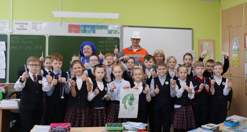 Экологическое просвещение: в Кирово-Чепецкой гимназии №1 прошел открытый урок